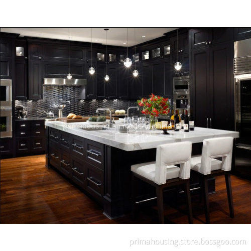 Custom Classic Cheery Kitchen Cabinet